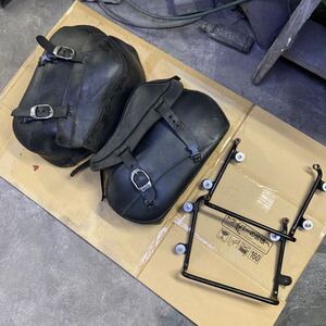 スポーツスター 94〜03? 883 XLH サイドバック左右 純正 中古品