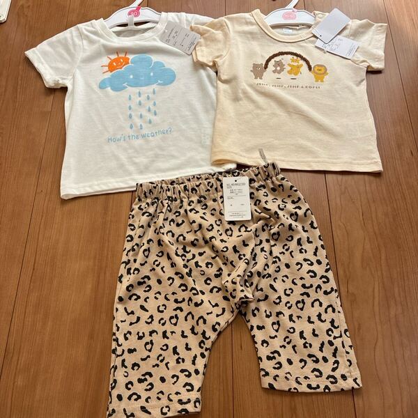 新品 90cm まとめ売り ベビー服 夏物 Tシャツ ズボン 男の子 女の子 半袖 即決 送料無料