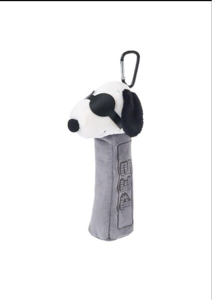 ★新品★プラザ ペッツ スヌーピー ぬいぐるみ ペンケース レア 黒 ジョークール