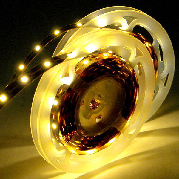 LEDテープライト 5V 電球色 / 8メートル (4m×2本 USBケーブル付)★ 匿名配送・無料 ★