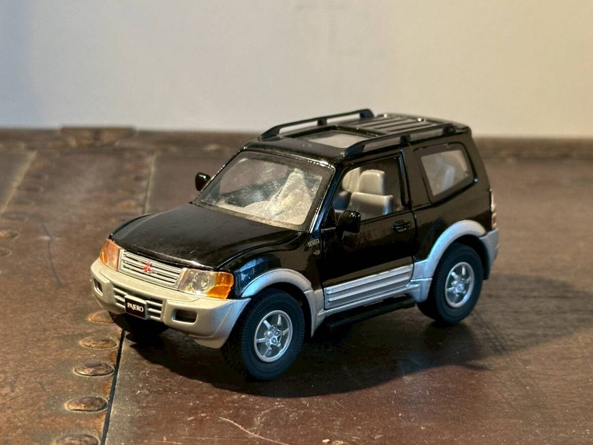 大型チョロＱ 　パジェロ　黒　２ドア　左ハンドル　ムーンルーフ付　動作確認済　1