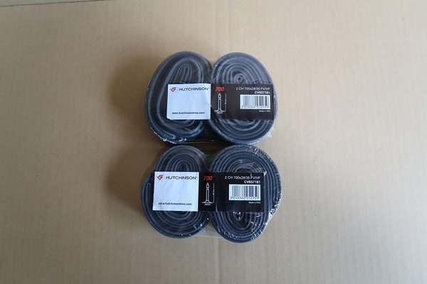 HUTCHINSON ハッチンソン (ユッチンソン) Standard スタンダード インナーチューブ 700x28-35C 48mm 4本