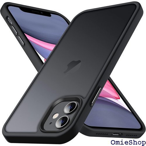 Anqrp iPhone11 用 ケース 半透明 耐衝 アイフォン 11 カバー 6.1インチ マットブラック 994