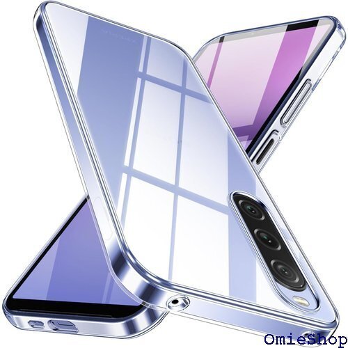 Xperia 10 V ケース クリア SO-52D ア 10V ストラップホール付き ソフト 耐衝撃 全透明 1261