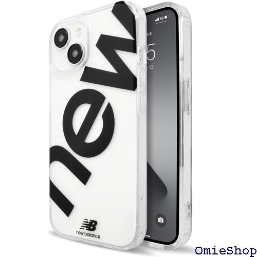 New Balance iPhone15 対応 ケー 5用 6.1インチ カバー ブラック iPhone 15 1339
