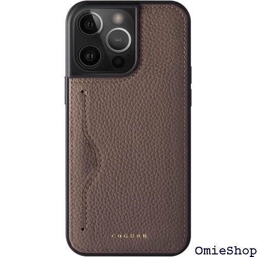 コグレ iPhone15ProMax ケース 本革 シ ギフトボックス付き COPC1 エトープ Etoupe 1361