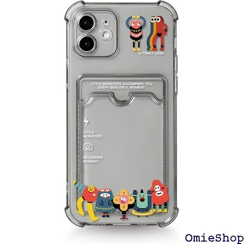 Attract スマホケース 対応 iphone 15 いい アニメ 耐衝撃 傷防止 スリム軽量 クリアブラック 1521