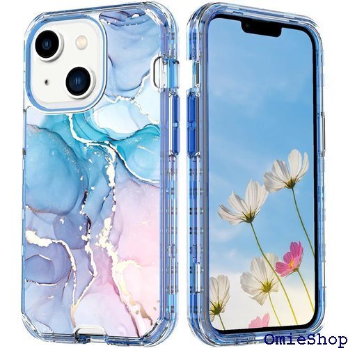 iPhone 13 用 ケース 米軍規格の保護 硬い大 アイフォン13 用 カバー iPhone 13用ブルー 1624