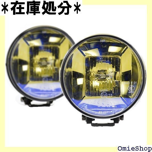 IPF フォグランプ ハロゲン H3 丸形 直径166 ング&スポット ゴールドレンズ オフロード S-9681 127