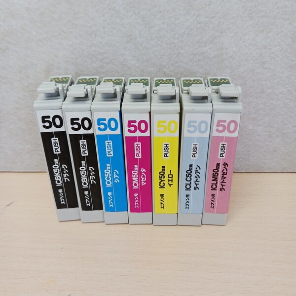 y051206k エコリカ ecorica 【互換品】 エプソン EPSON IC6CL50 7本セット(BK2本/C/M/Y/LC/)