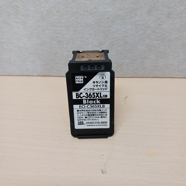 y051212k エコリカ ecorica 【互換品】キヤノン Canon BC-365/BC-366 BC-365XL対応リサイクルインク ブラック
