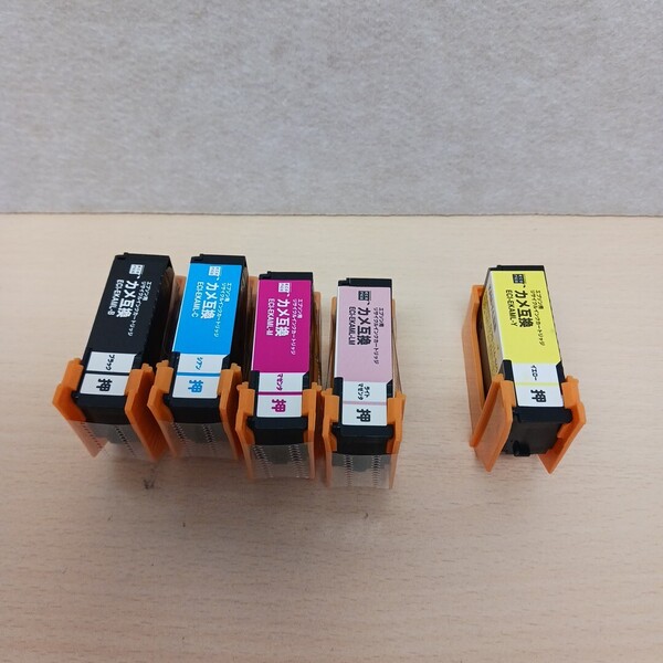 y051215k エコリカ ecorica 【互換品】カメ エプソン EPSON ECI-EKAML-5本セット(BK/C/M/Y/LM)
