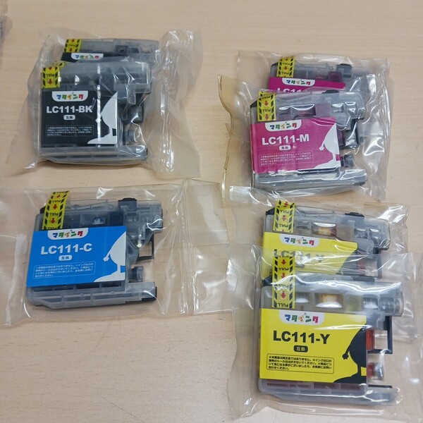 y052706k マタインク【互換品】 LC111 ブラザー Brother インク LC111 (BK2本/C1本/M2本/Y 2本)合計7本セット