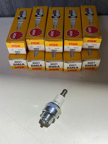 y050804a NGK BM6A 【6021】一体形スパークプラグ(小型)エヌジーケー 日本特殊陶業 Spark plug 10本セット 【複数在庫あり】