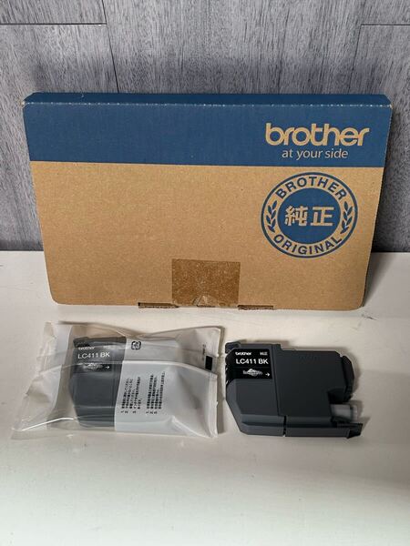 y051515a ブラザー工業(BrotherIndustries)【純正品】LC411 インクカートリッジ ブラック 黒 インク LC411BK-2PK-E 2点セット