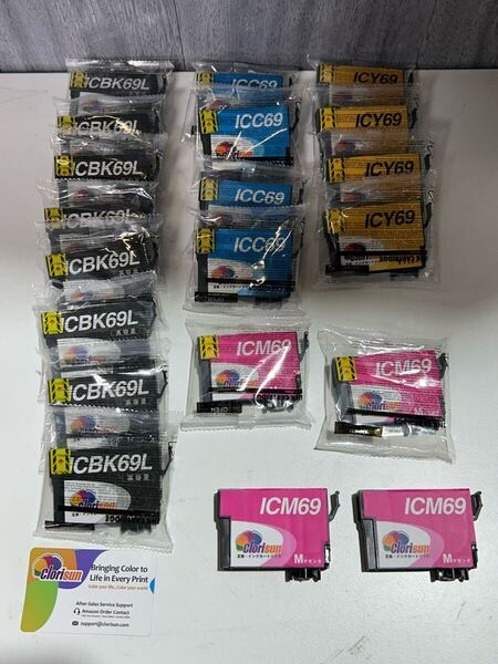 y051907a EPSON エプソン【互換品】 IC69 IC4CL69 20本セット インクカートリッジ