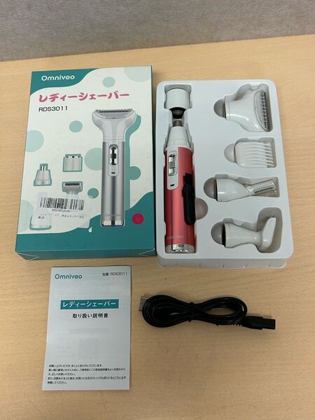 y052920a 電気 シェーバー レディース 全身用 鼻毛 vio 水洗い可 ムダ毛処理 顔/脇/腕/背中/足