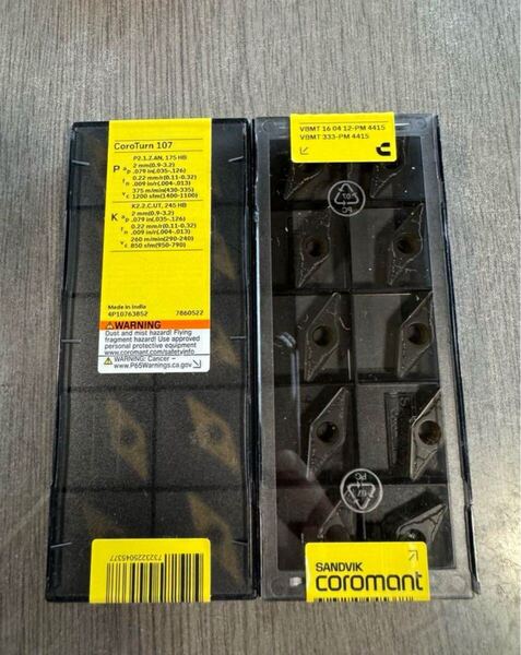 サンドビック 旋盤チップ サンドビック 旋盤チップ SANDVIK VBMT160412-PF 4415 三菱マテリアル 切削チップ エンドミル 京セラ