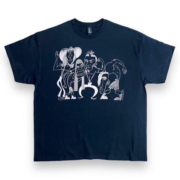RED HOT CHILI PEPPERS ピカソ Tシャツ ブラック バンド,