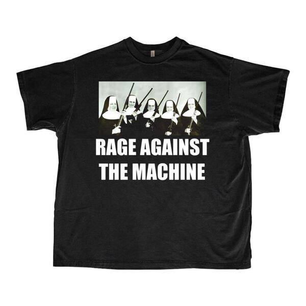 RAGE AGAINST THE MACHINE Tシャツ ブラック,,