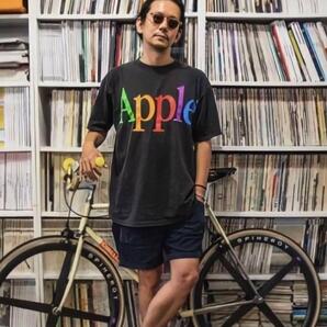 Apple 企業ロゴ 有名人多数着用 Tシャツ ブラック Vintage/,
