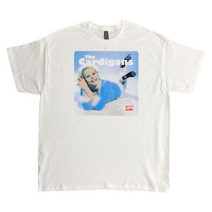 The Cardigans カーディガンズ Tシャツ ホワイト,.