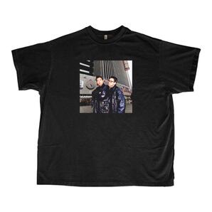 ダウンタウン フォトTシャツ ブラック movie Vintage;,