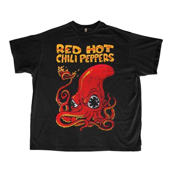 RED HOT CHILI PEPPERS Tシャツ ブラック レッチリ,