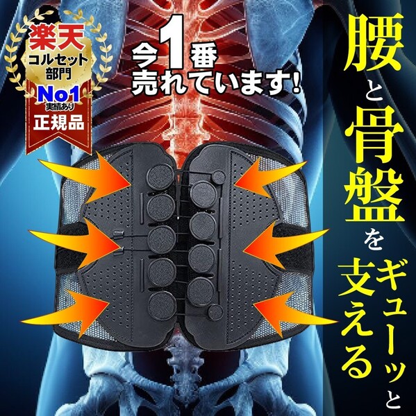 正規品 整体院長監修 腰サポーター コルセット ガードナー サポート 楽天1位 コルセット 骨盤ベルト 腰痛 楽天 整体院長 姿勢 腰痛