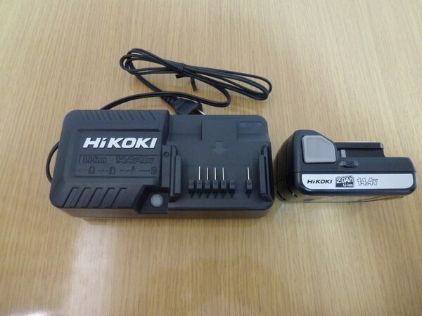 新品 UC18YKSL BSL1420 セット HIKOKI 【インパクト FWH14DF から取り出したバッテリーと充電器】 ハイコーキ リチウムイオン電池