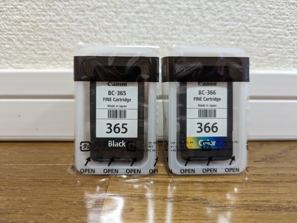 新品 BC-365、BC-366 キャノン 純正インク TS3530 用 キヤノン canon インクカートリッジ BC365、BC366