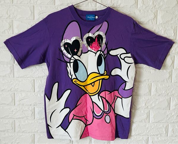 ディズニーランド Tシャツ デイジー M サイズ 半袖Tシャツ