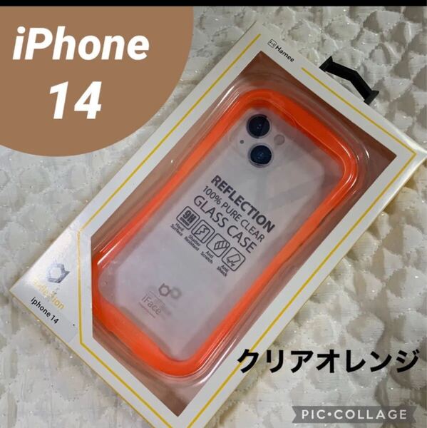 iFace Reflection iPhone14 クリアオレンジ ネオンカラー 未開封