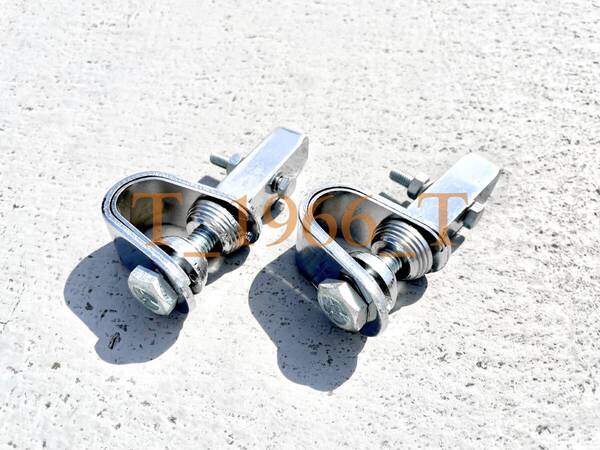 当時物NOSビンテージフットペグマウントASSY 2個セット ホンダ カワサキ ヤマハ スズキ パン ショベル アイアン チョッパー