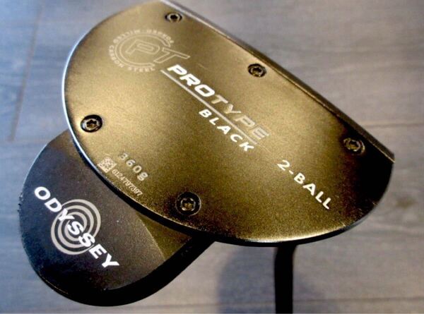 希少 オデッセイ プロタイプ ブラック 2ボールパター 34インチ Odyssey Protype black 2-ball HCなし