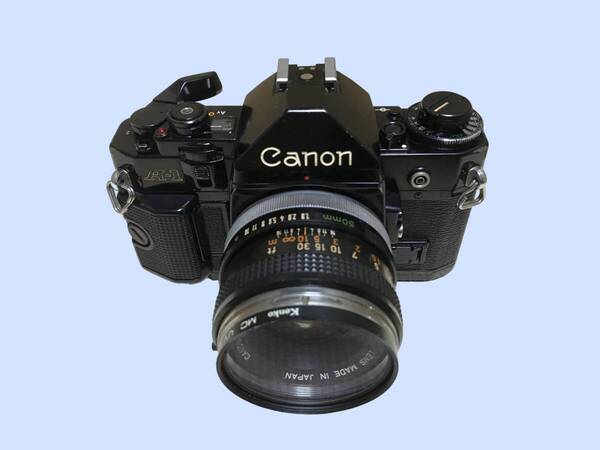 M4919 キャノン Canon A-1 一眼レフフィルムカメラ CANON LENS FD 50mm 1:1.8 全国送料無料