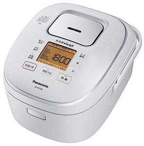 【中古:状態 良い】パナソニック 5.5合 炊飯器 IH式 大火力おどり炊き スノーホワイト SR-HX108-W(中古品) (shin