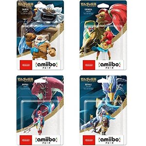 【中古】amiibo ブレス オブ ザ ワイルド ( ゼルダの伝説シリーズ ) 4個セット ( ダルケル・ウルボザ・ミファー・リーバル )