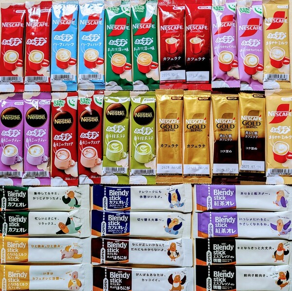 ブレンディ ネスカフェスティックコーヒー17種34本