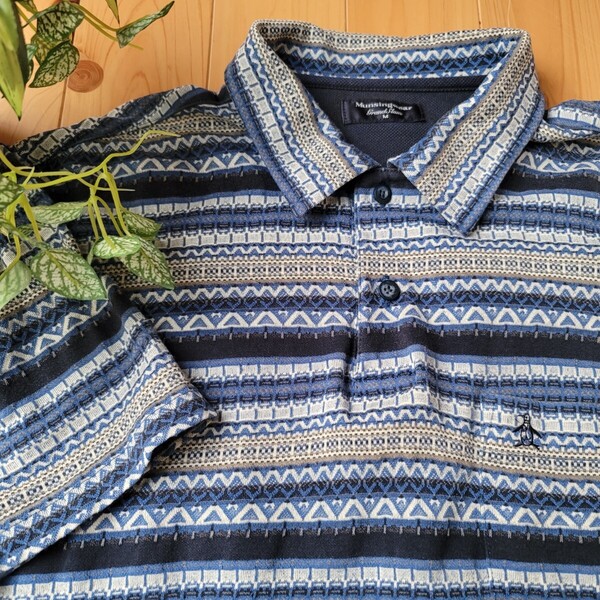 Mサイズ MUNSINGWEAR マンシングウェア 半袖 ボロシャツ
