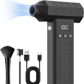 【電動エアダスター】300,000RPM ブロワー 120m/s超強風 638