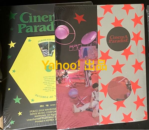 The 4th Mini Album アルバム CINEMA PARADISE CD2種 ROMANCE SF ver ハンビン ハオ ユジン ジウン ゴヌク キムテレ リッキー マシュー
