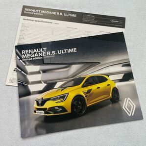 【新品未使用】RENAULT MEGANE R.S.ULTIME ルノー メガーヌ カタログ 2023年版