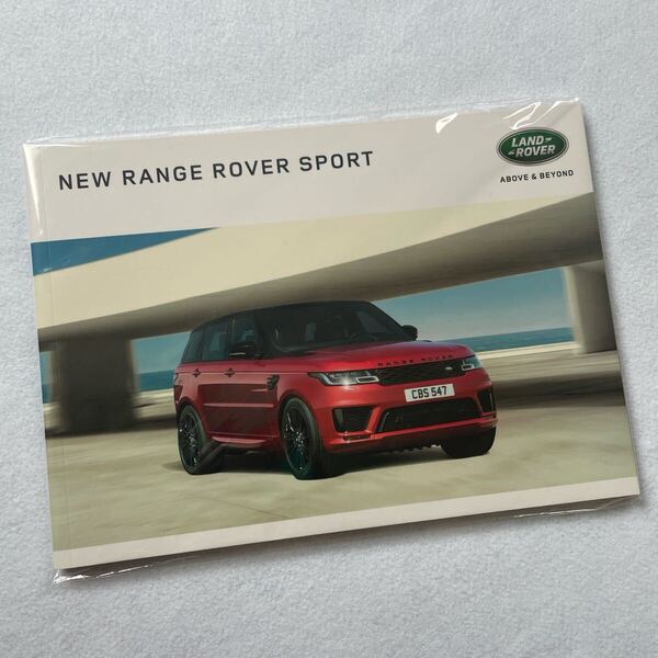 【新品未使用】ランドローバー レンジローバースポーツ カタログ 2018年版 84ページ SVR