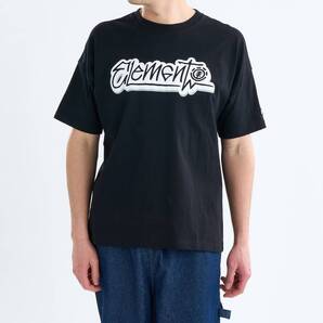 【SALE】★送料無料★2025春夏 新品【ELEMENT/エレメント】TAGGING SS Tシャツ FBK メンズL BF021222