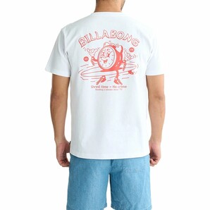 ★送料無料★2025春夏 新品【BILLABONG/ビラボン】TIME Tシャツ WHT メンズM BF01A205