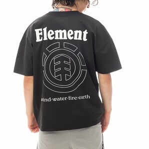 【SALE】★送料無料★2025春夏 新品【ELEMENT/エレメント】FLAME SS Tシャツ FBK メンズL BF02A211