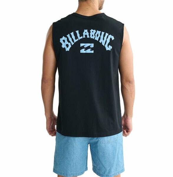 ★送料無料★2025春夏 新品【BILLABONG/ビラボン】ARCH PUFF タンクトップ【WIDE FIT】 BLK メンズXL BF01A350