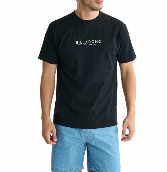 ★送料無料★2025春夏 新品【BILLABONG/ビラボン】UNITY LOGO Tシャツ BLK メンズXL BF01A200