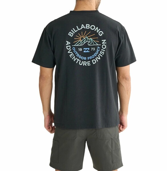 ★送料無料★2025春夏 新品【BILLABONG/ビラボン】 ROCKIES Tシャツ 【OVER FIT】 BLK メンズXL BF01A217